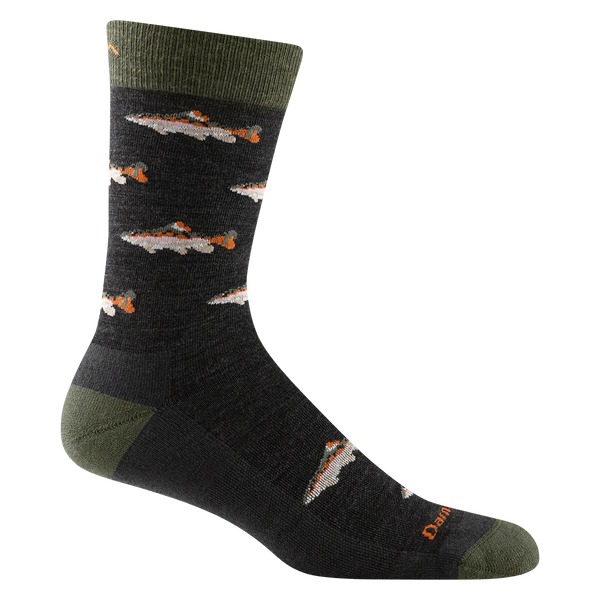 Darn Tough Men's Spey Fly Crew Lightweight Lifestyle Sock