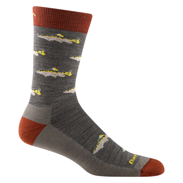 Darn Tough Men's Spey Fly Crew Lightweight Lifestyle Sock