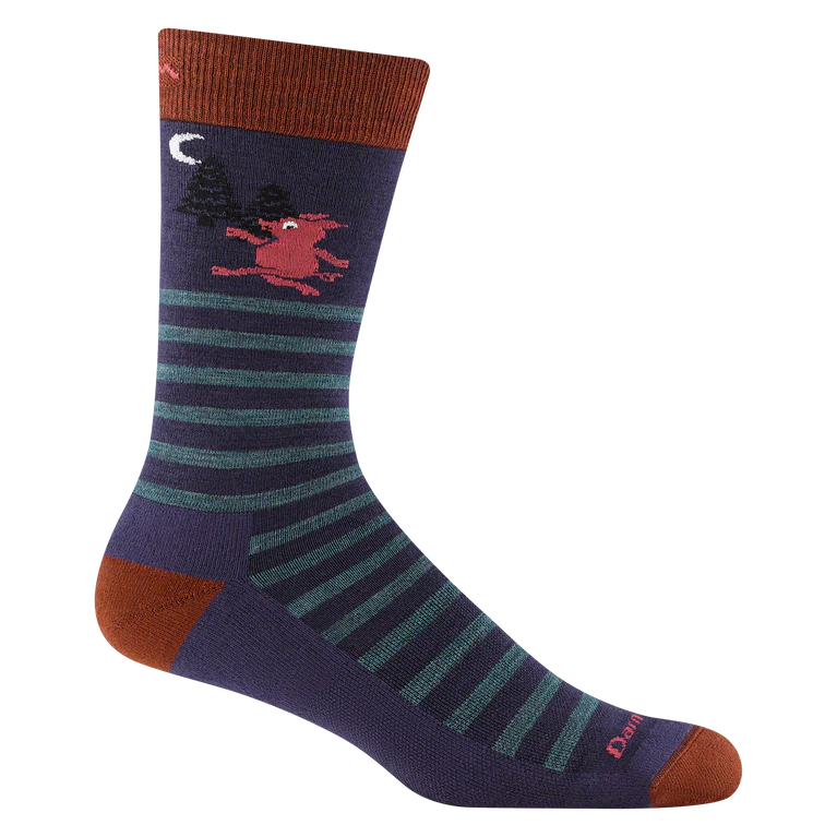 Darn Tough Men's Wild Life Crew Lightweight Lifestyle Sock