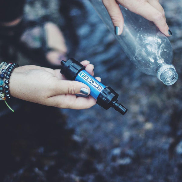 Sawyer Mini Water Filter for Backpacking, Camping, and Hiking