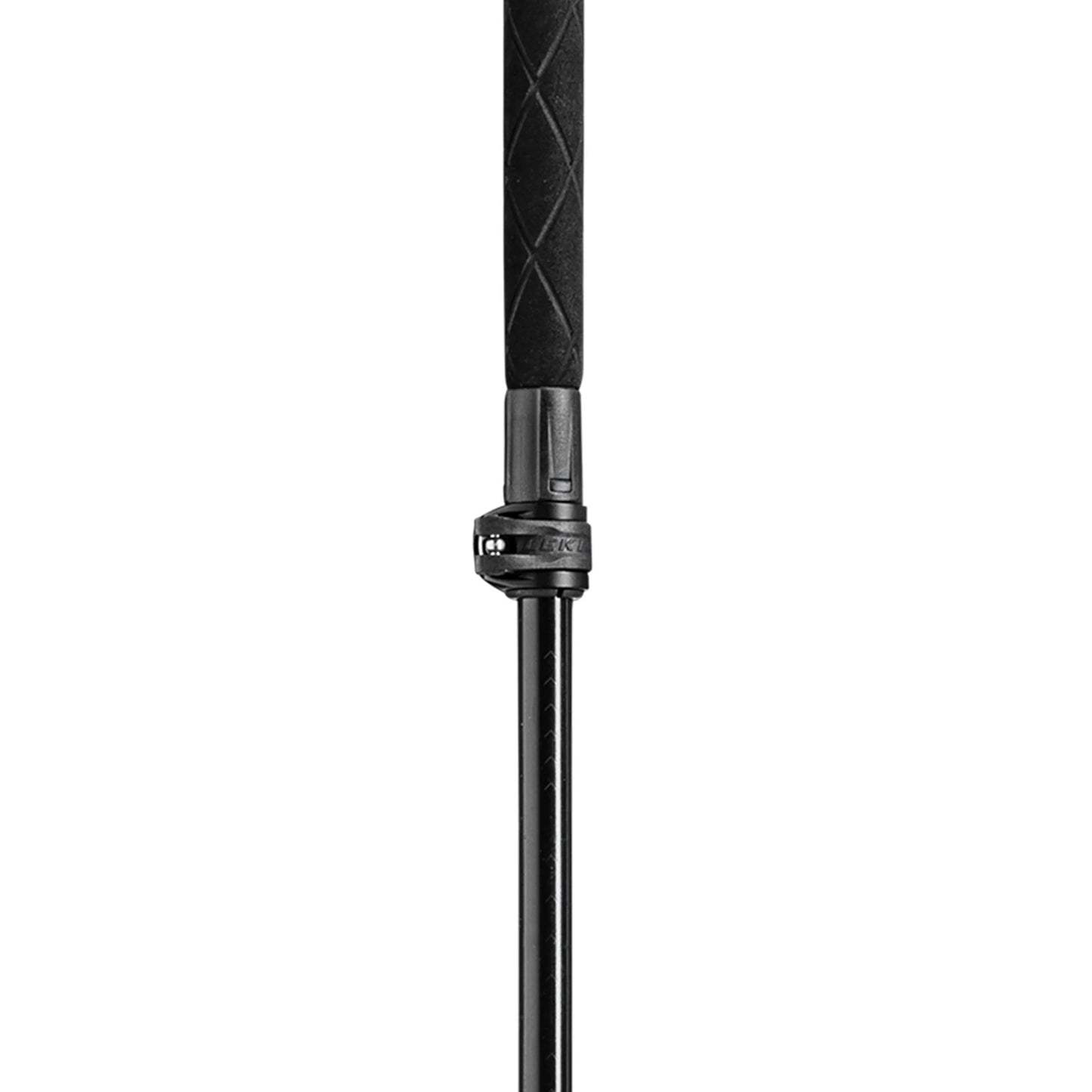 Speed Lock 2 Plus adjustment mechanism on LEKI Black Series FX Carbon trekking pole shaft.