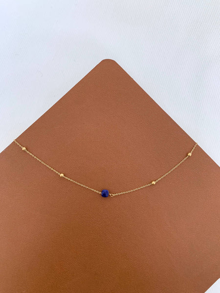 Victoire Collection - Lapis Lazuli Stone pendant necklace: Lapis Lazuli