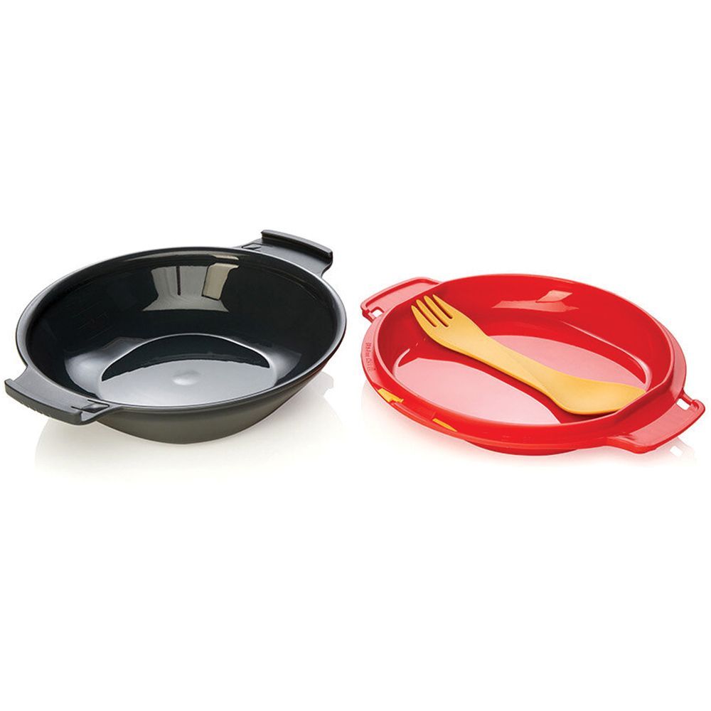 GoKit Camping Mess Kit with Bowl, Plate & Utensil