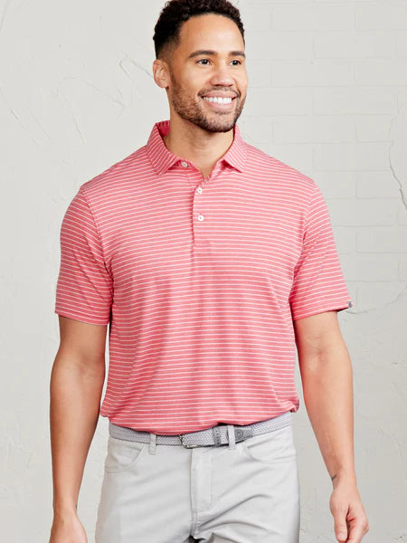 Tasc – Men’s Cloud Polo Shirt – Brookline Stripe