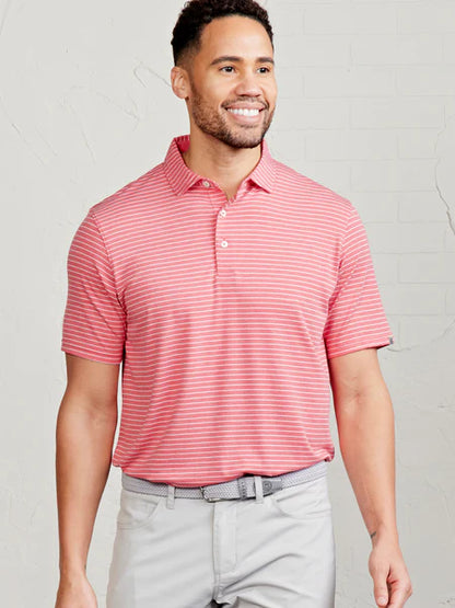 Tasc – Men’s Cloud Polo Shirt – Brookline Stripe