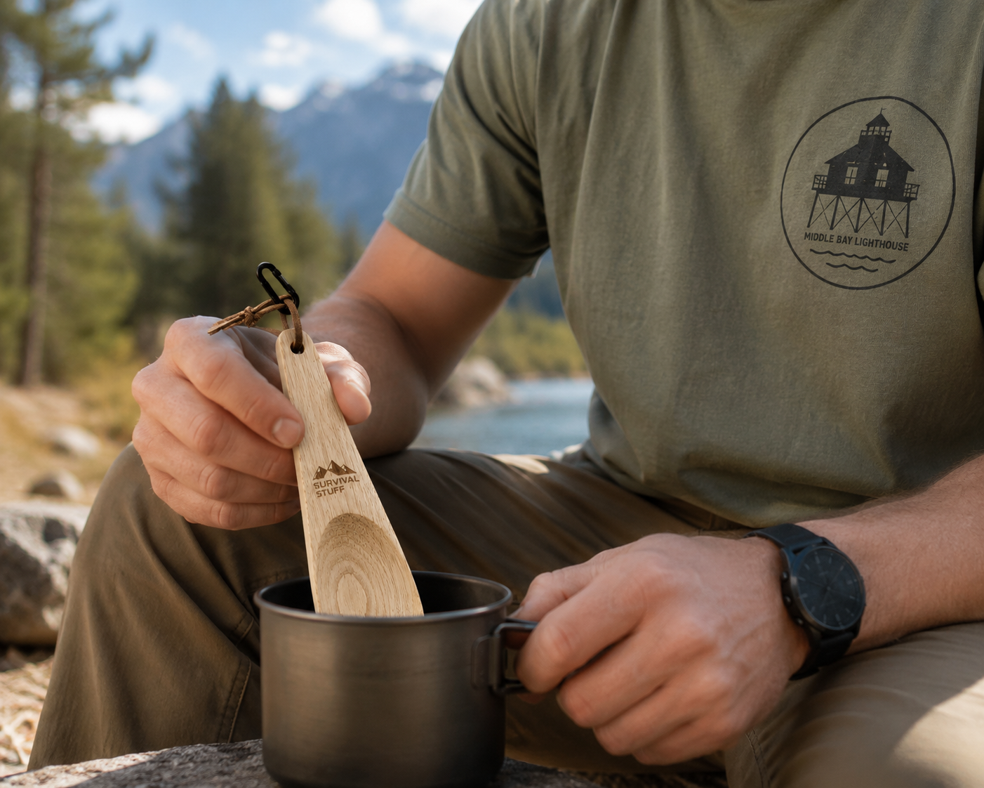 RBO Wooden Camping Spoon