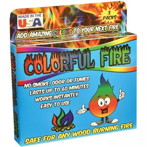 Colorful Fire Campfire Color Changing Packets