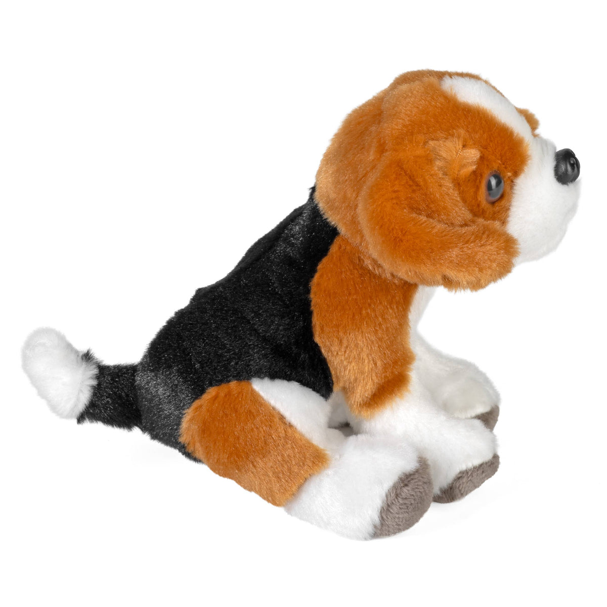Wild Republic Pocketkins Eco Beagle Stuffed Animal, 5 Inch, right side view