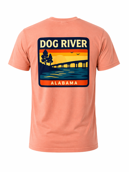 Dog River Sunrise T-Shirt – Coastal Alabama Design