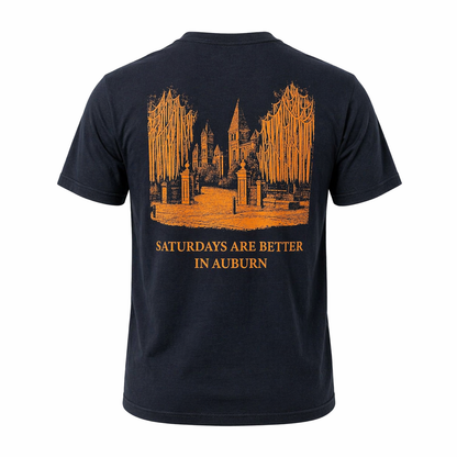 Saturdays are Better in Auburn Tshirt - Toomers Corner Back Print