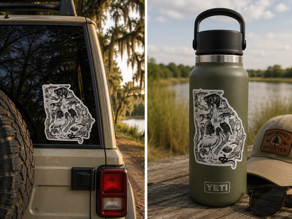 Georgia Wild Animals Sticker
