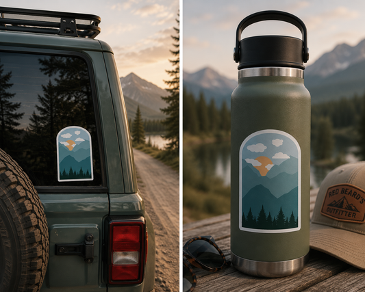 RBO Mountain View Sticker