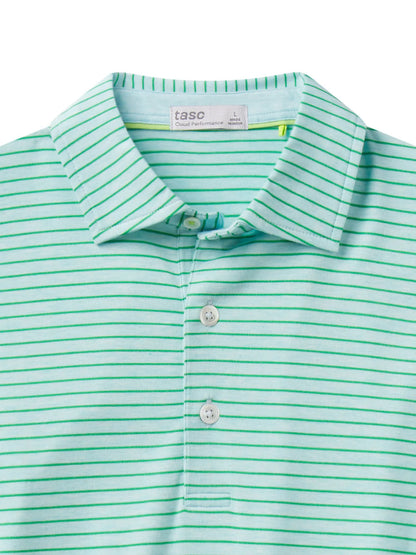 Tasc Cloud Polo Brookline Stripe