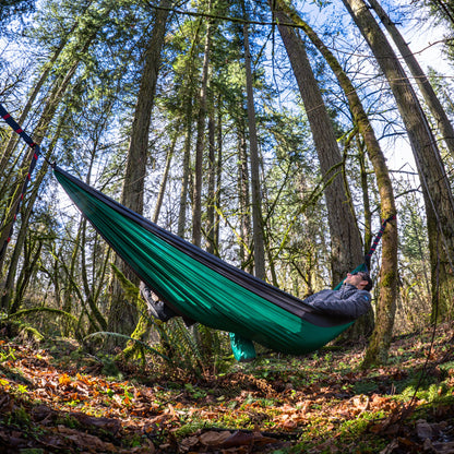 Double Deluxe Hammock with Straps – 2 Person Camping Hammock