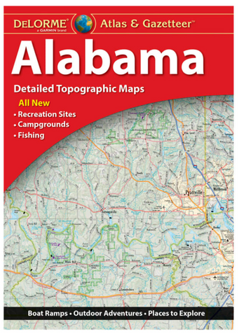 Delorme Atlas & Gazetteer Alabama Book: Maps & Information