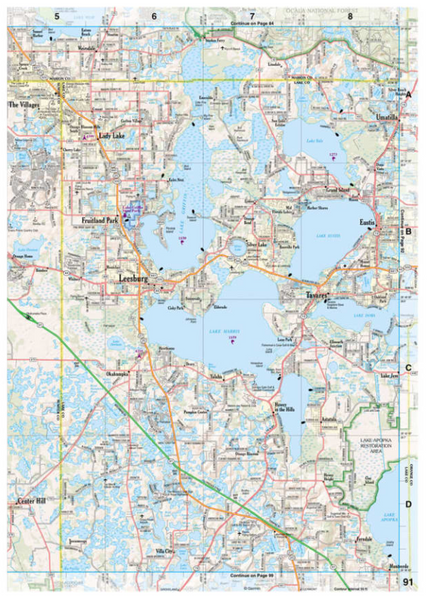Delorme Atlas & Gazetteer Florida | Topographic Map Book