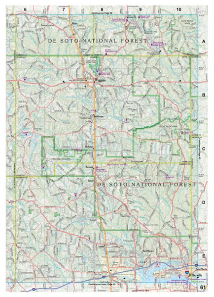 Delorme Atlas & Gazetteer Mississippi | Book