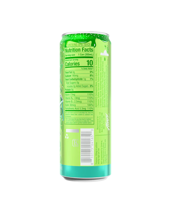 Alani Nu Energy Drink – Sugar-Free Energy (Lime Slush, Cherry Slush, and Blue Slush 12oz)