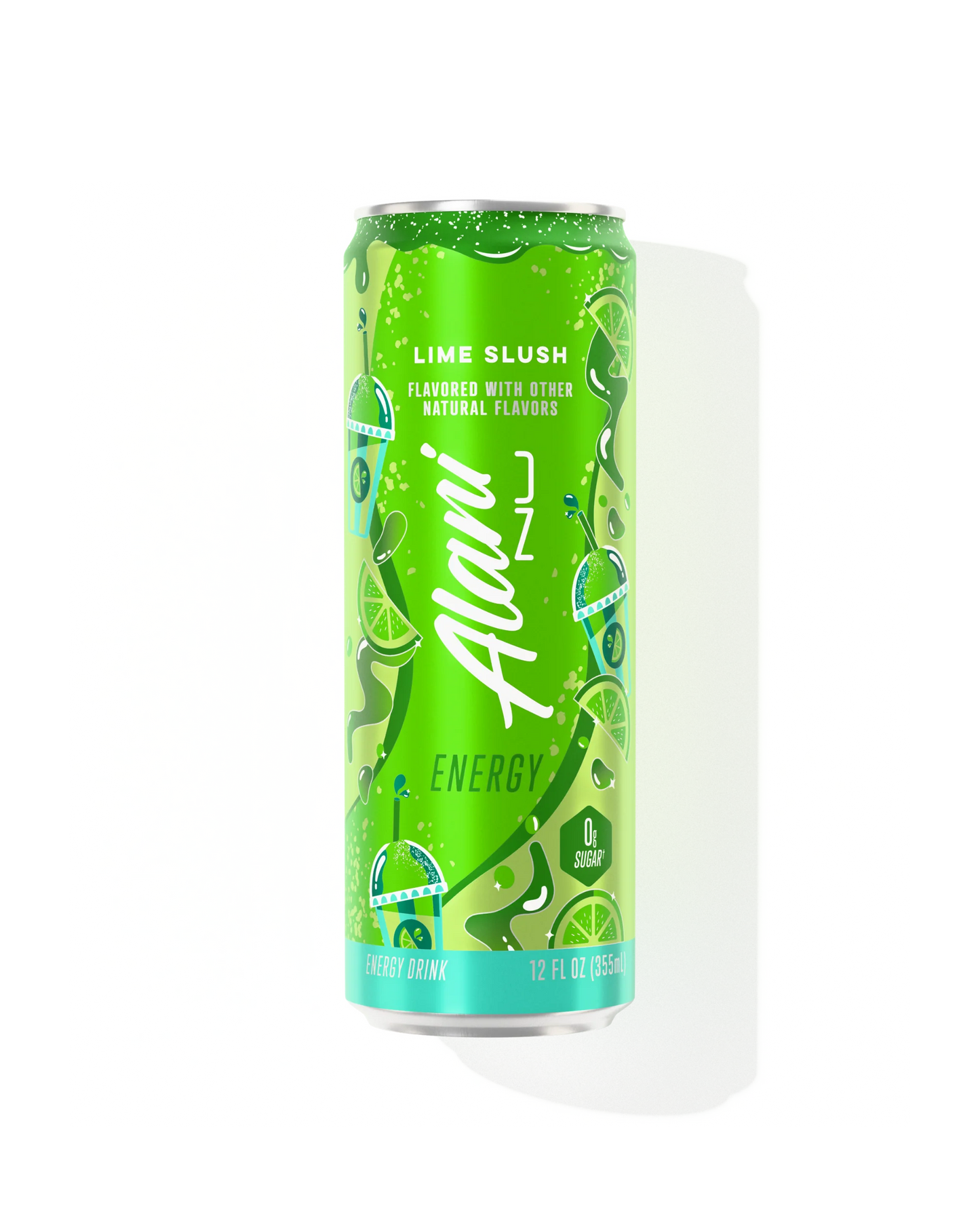 Alani Nu Energy Drink – Sugar-Free Energy (Lime Slush, Cherry Slush, and Blue Slush 12oz)