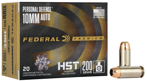 Federal Personal Defense HST 10mm Auto 200 Grain