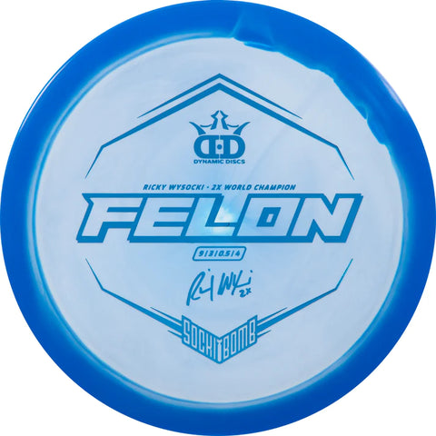 Dynamic Discs Fuzion Orbit Felon Ricky Wysocki Sockibomb Stamp