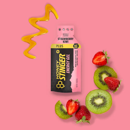 Honey Stinger Strawberry Kiwi Caffeinated Energy Gel