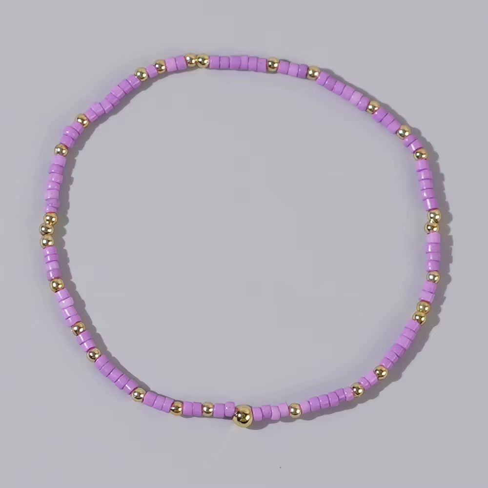 Bohemian Glass Beaded Bracelet