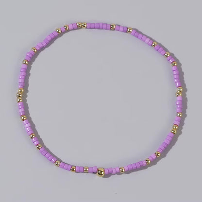 Bohemian Glass Beaded Bracelet