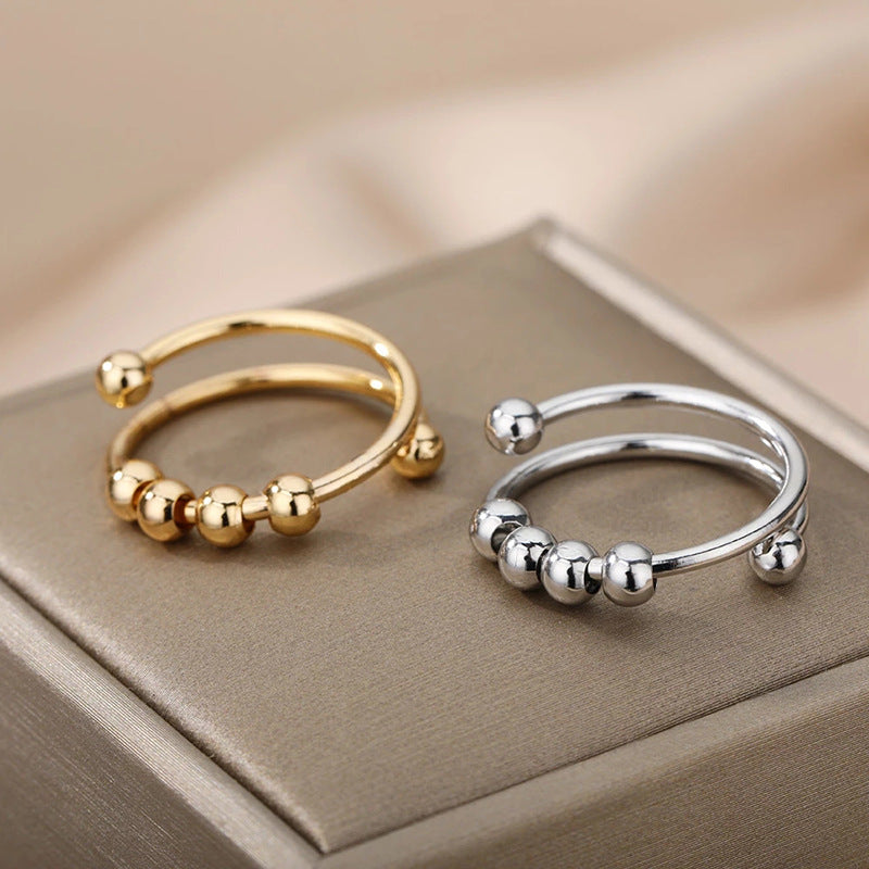 Willow + Wren Adjustable Anxiety Ring
