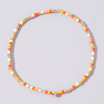 Bohemian Glass Beaded Bracelet
