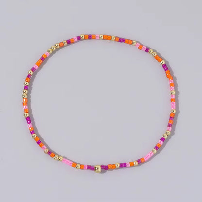 Bohemian Glass Beaded Bracelet