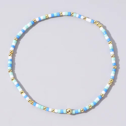 Bohemian Glass Beaded Bracelet