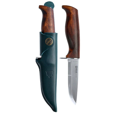 Helle Speider Fixed Blade Knife – Scandinavian Outdoor Knife with Finger Guard