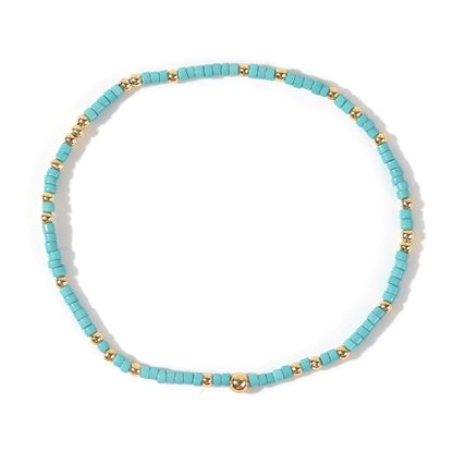 Bohemian Glass Beaded Bracelet