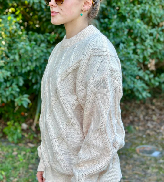 Grace Bienville Cable Knit Sweater