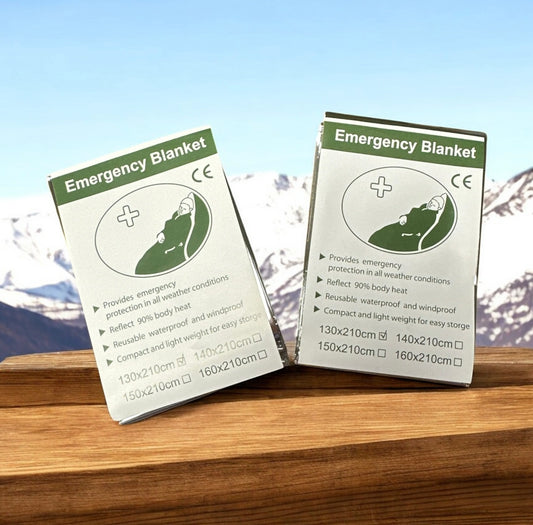 Emergency Mylar Blanket – Adventure Duo (2-Pack)