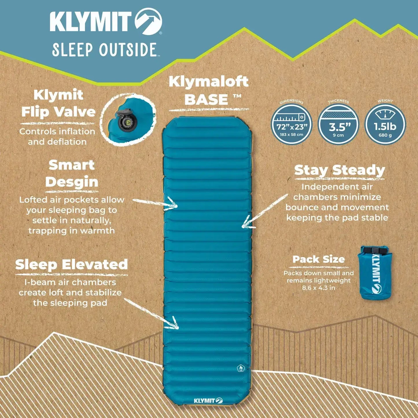 Klymit Klymaloft Base Sleeping Pad