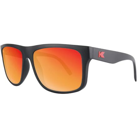 Knockaround Torrey Pines Matte Black / Red Sunset Sunglasses