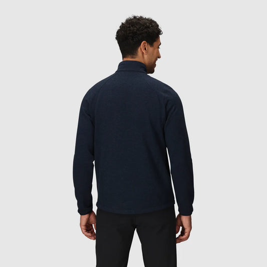 Men’s Crescent Fleece Half Zip – Merino Wool & Recycled Polyester