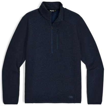 Men’s Crescent Fleece Half Zip – Merino Wool & Recycled Polyester