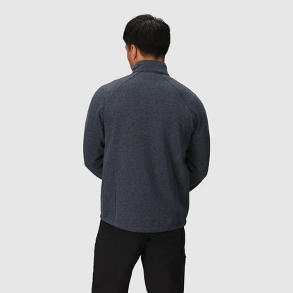Men’s Crescent Fleece Half Zip – Merino Wool & Recycled Polyester