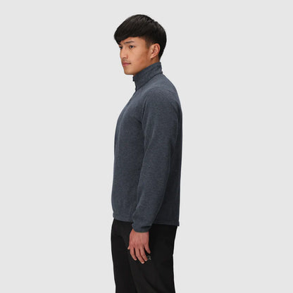 Men’s Crescent Fleece Half Zip – Merino Wool & Recycled Polyester