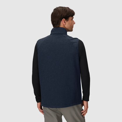 Men’s Crescent Fleece Vest – Merino Wool & Recycled Polyester