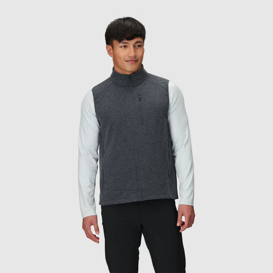 Men’s Crescent Fleece Vest – Merino Wool & Recycled Polyester
