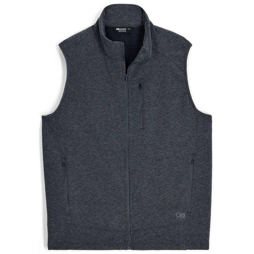 Men’s Crescent Fleece Vest – Merino Wool & Recycled Polyester