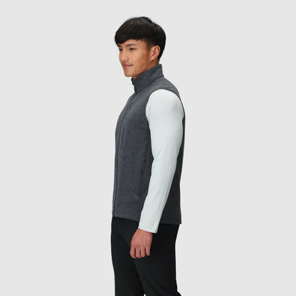 Men’s Crescent Fleece Vest – Merino Wool & Recycled Polyester