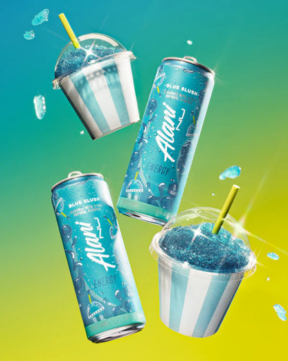 Alani Nu Energy Drink – Sugar-Free Energy (Lime Slush, Cherry Slush, and Blue Slush 12oz)