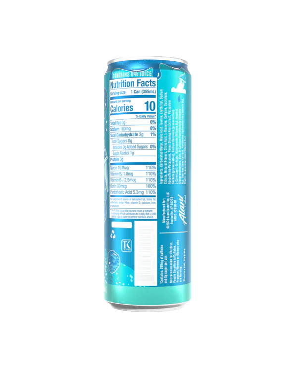 Alani Nu Energy Drink – Sugar-Free Energy (Lime Slush, Cherry Slush, and Blue Slush 12oz)