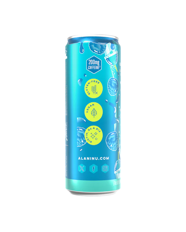 Alani Nu Energy Drink – Sugar-Free Energy (Lime Slush, Cherry Slush, and Blue Slush 12oz)