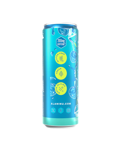 Alani Nu Energy Drink – Sugar-Free Energy (Lime Slush, Cherry Slush, and Blue Slush 12oz)